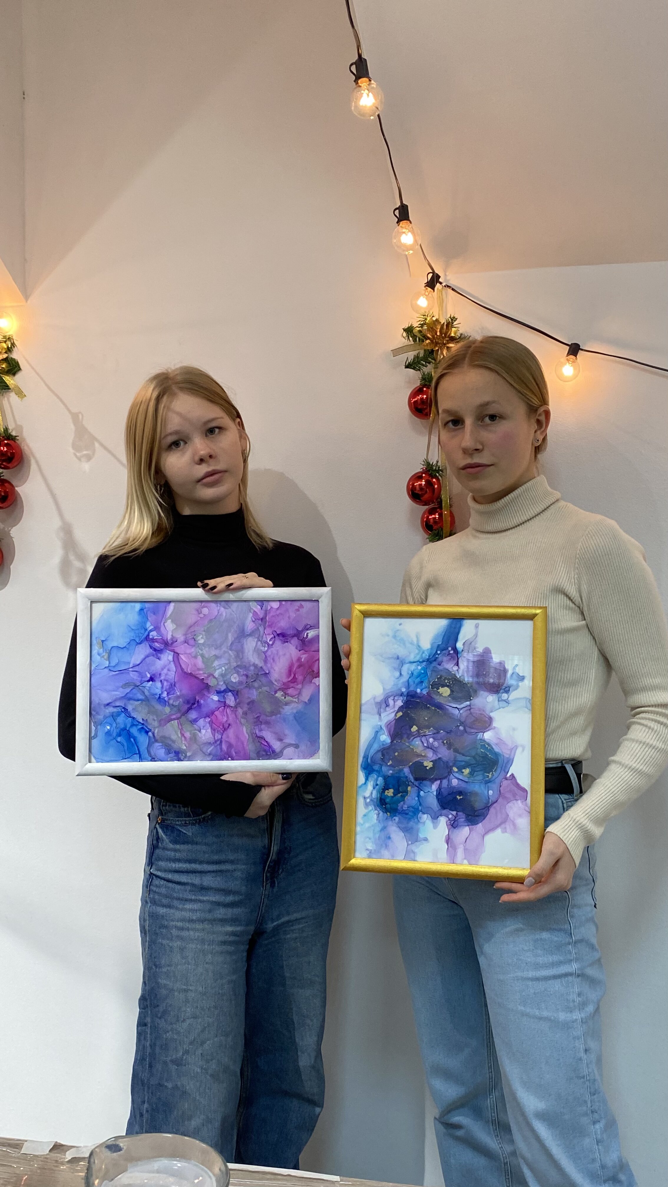 Живопись алкогольными чернилами