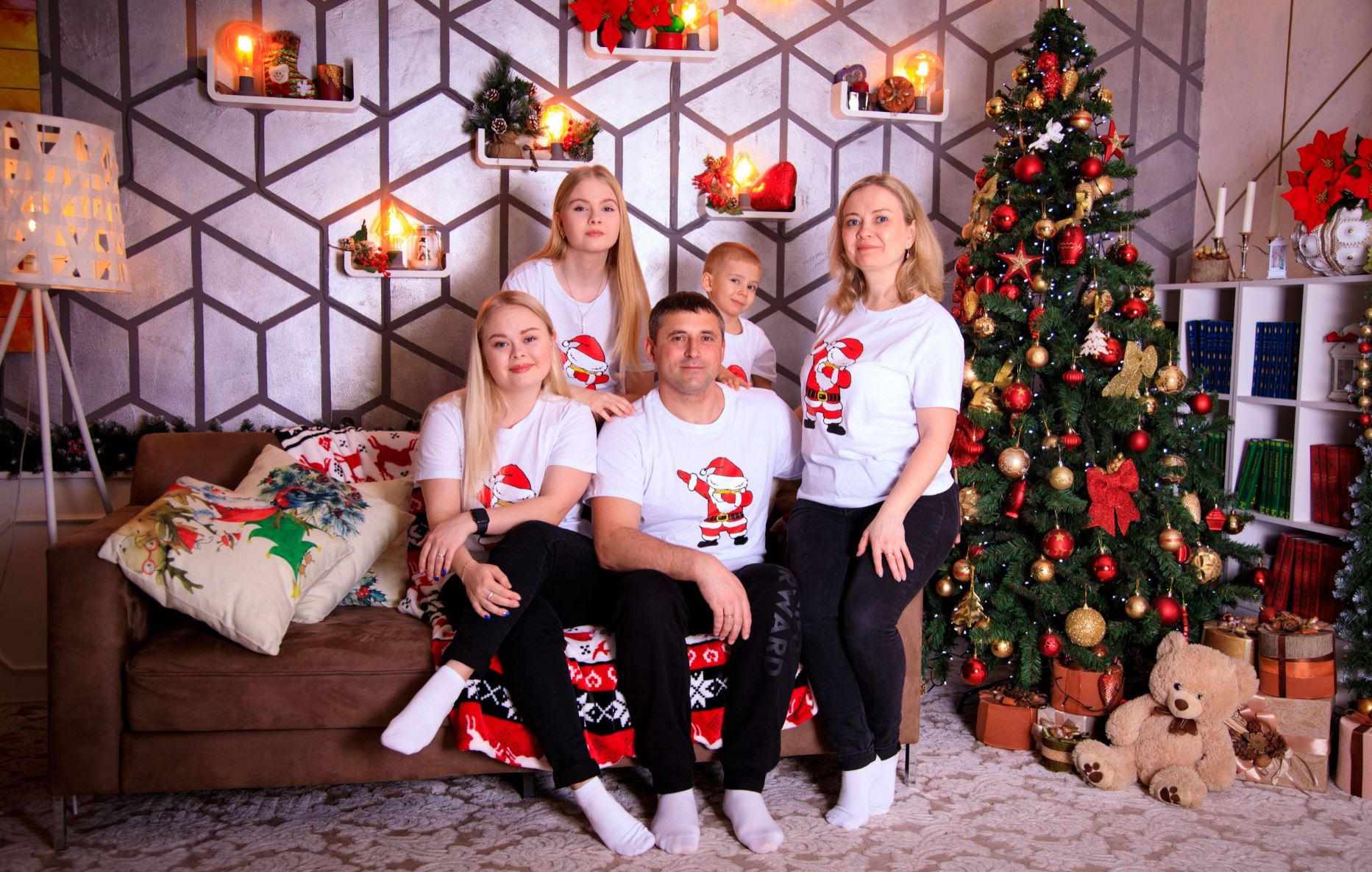 Новогодняя фотосессия в студии