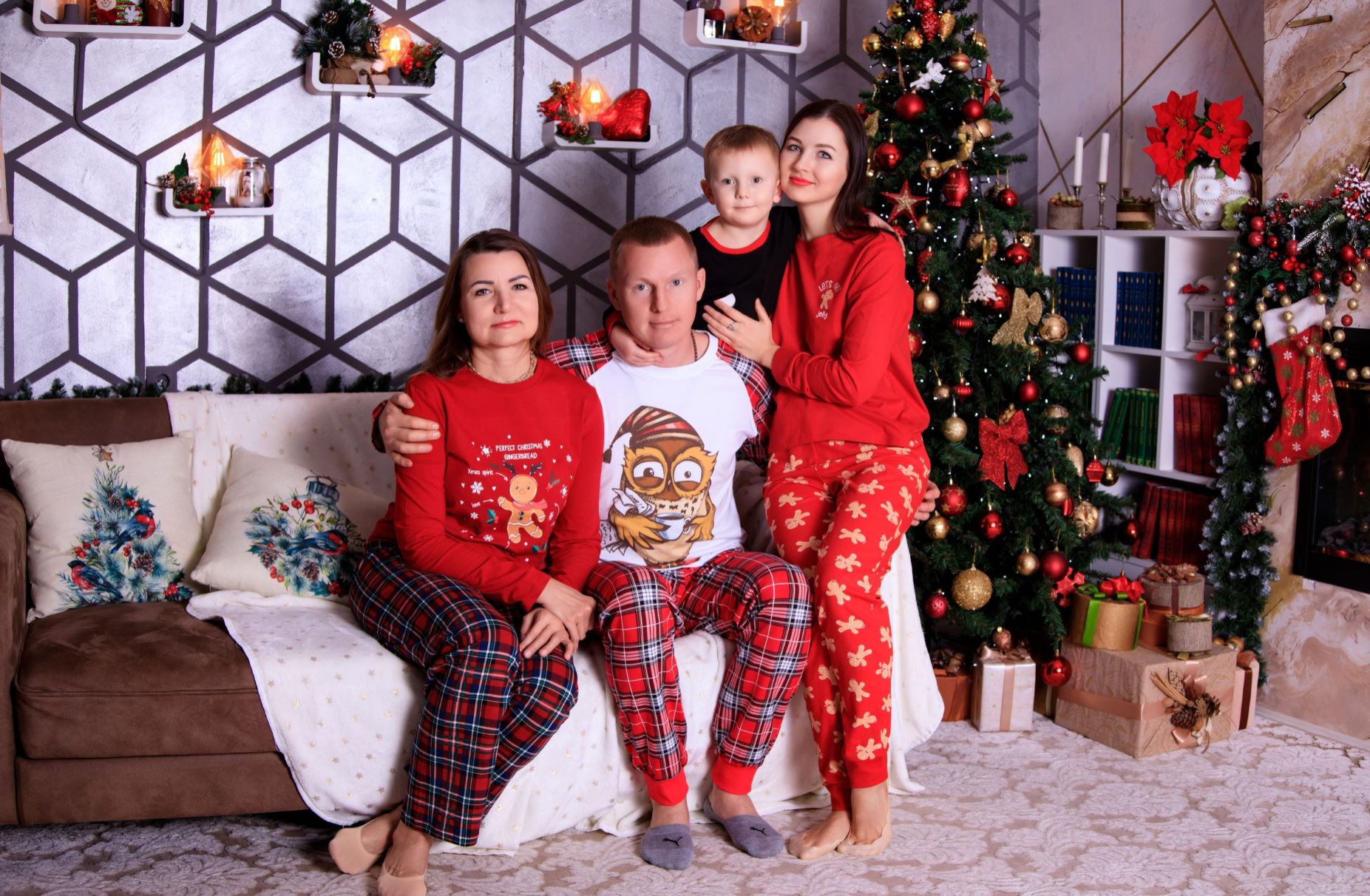 Новогодняя фотосессия в студии