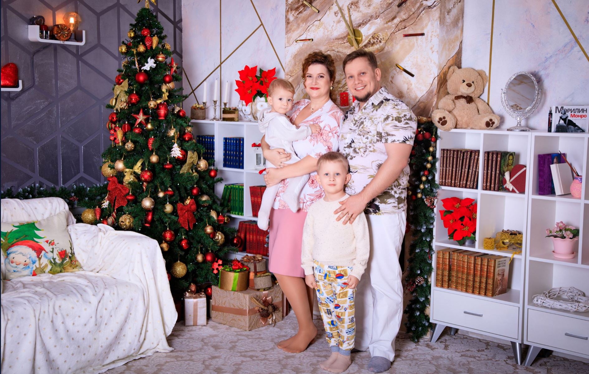 Новогодняя фотосессия в студии