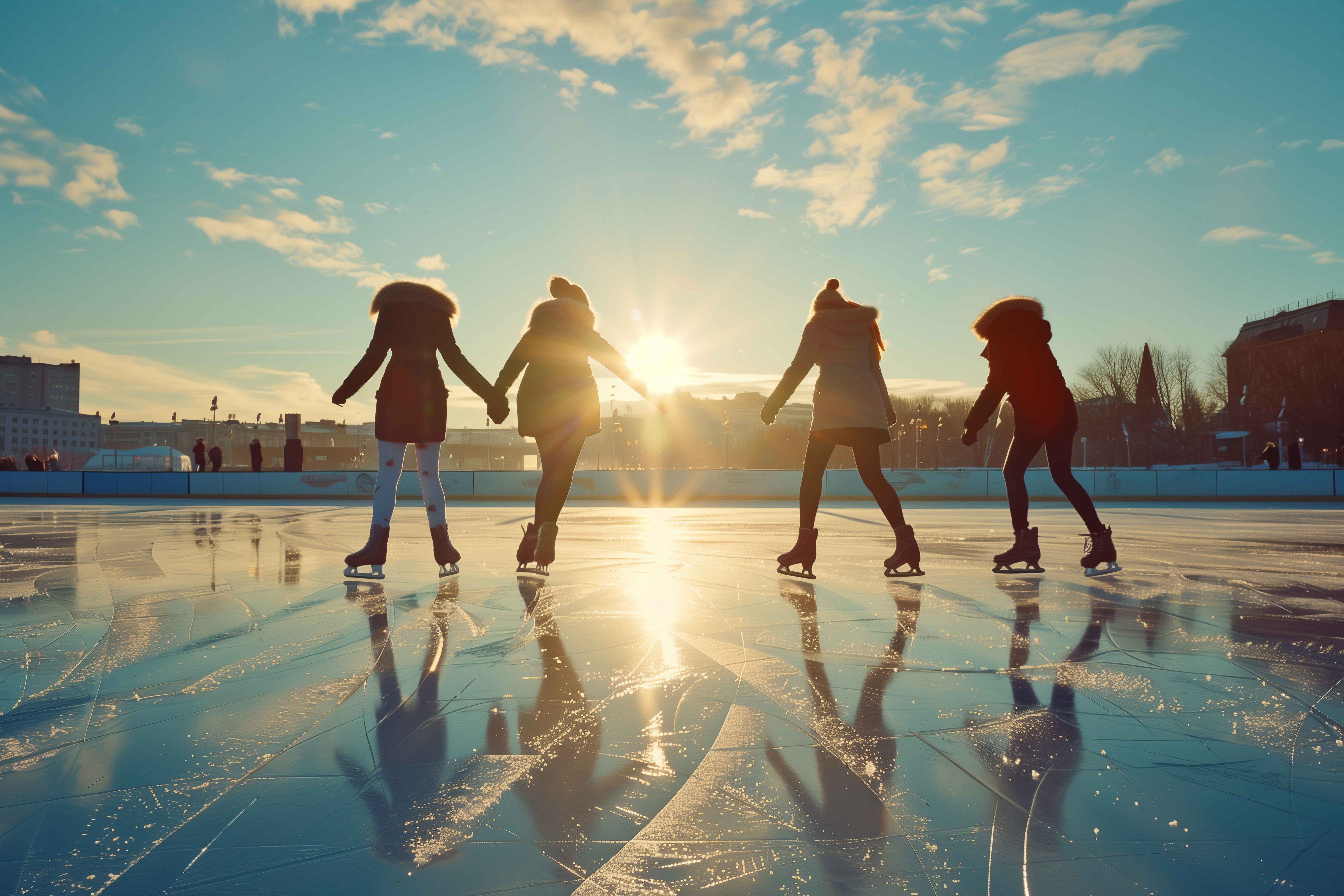 Мастер-класс по фигурному катанию для компании