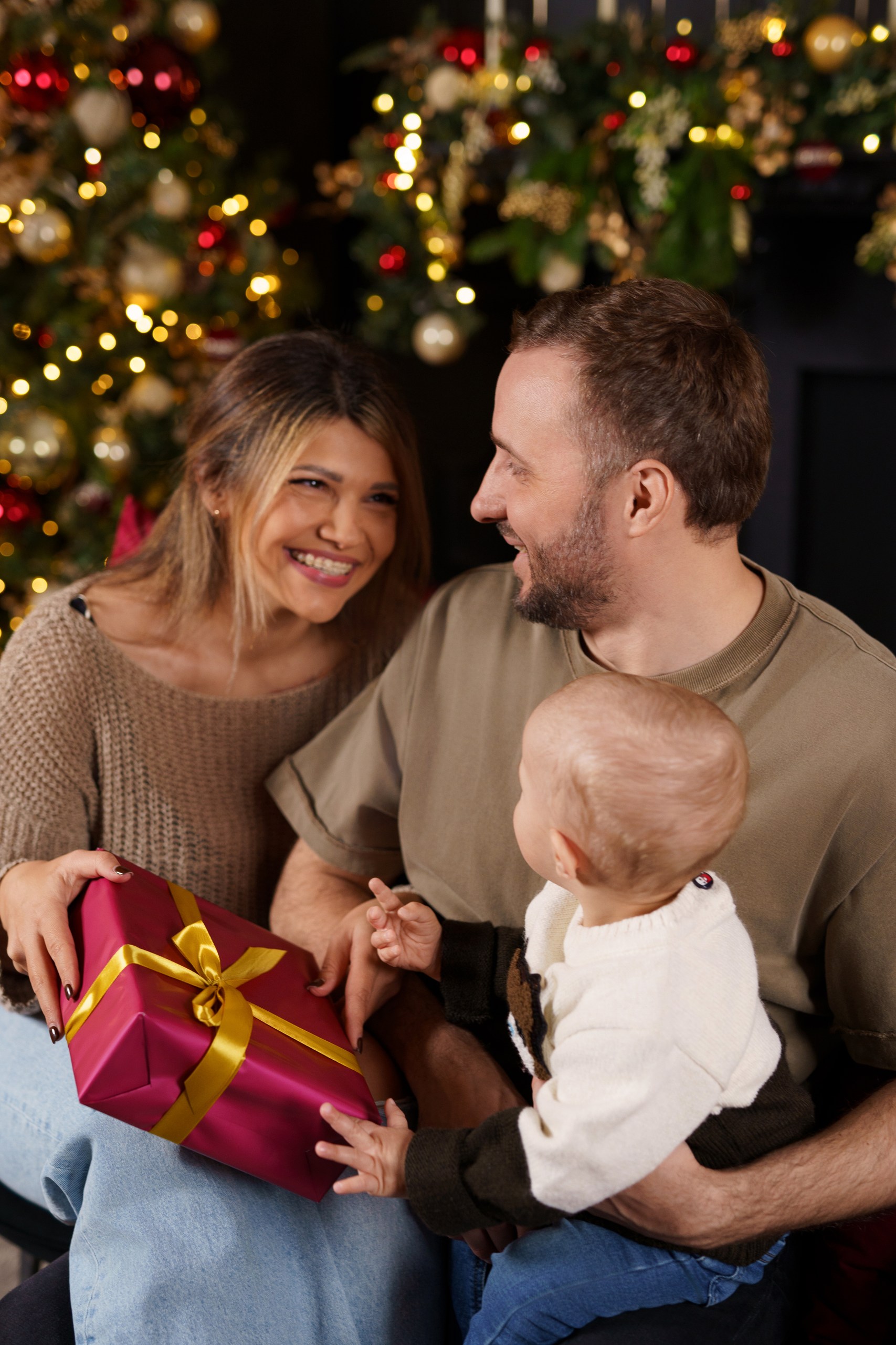 Рождественская фотосессия в студии